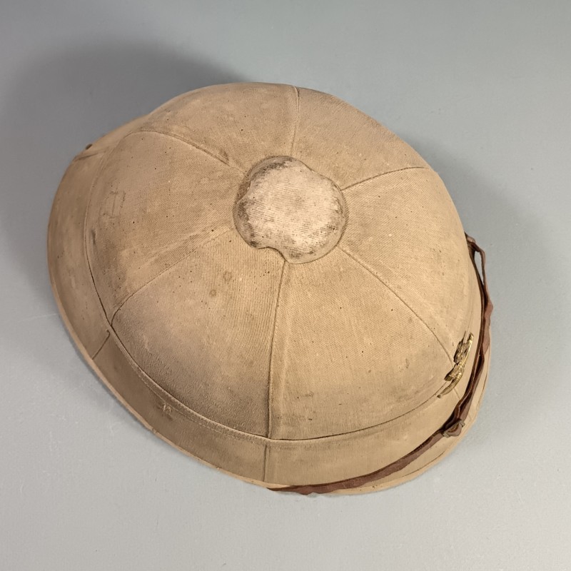 CASQUE COLONIALE INFANTERIE DE MARINE MODELE 1886 "PAIN DE SUCRE" INFANTERIE COLONIALE TROUPES D'AFRIQUE SPAHIS TIRAILLEURS